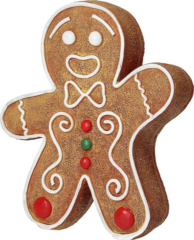 Dekoratívna figúrka Gingerbread Man II 25x7x30 cm