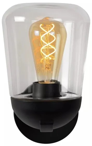 Lucide 27837/01/30 - Vonkajšia nástenná lampa TULSA 1xE27/40W/230V IP44 čierna