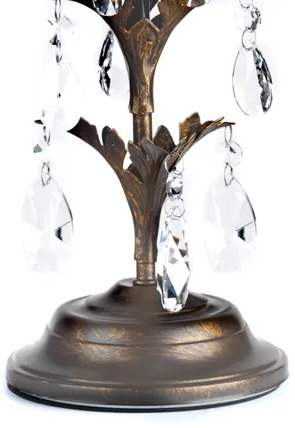 ONLI - Stolná lampa TERESA 1xE14/6W/230V bronzová