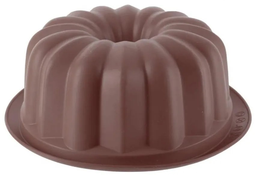 Forma silikónová bábovka 26 cm hnedý