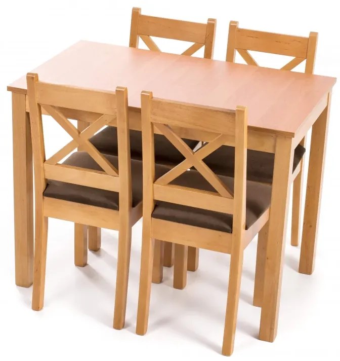 Jedálenský komplet VITO 1+4 jelša