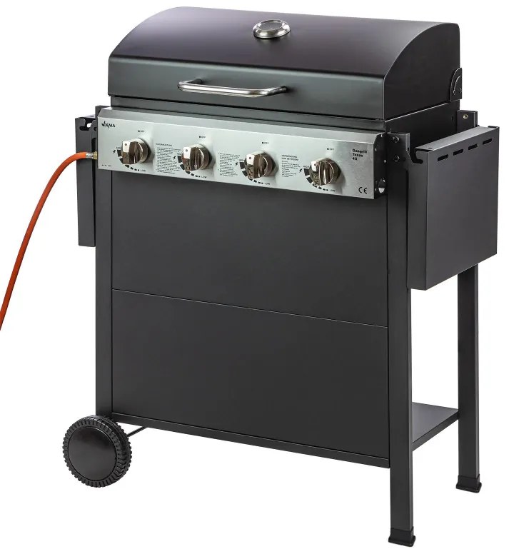DEMA Plynový gril štvorhorákový 12 kW Texas 4X