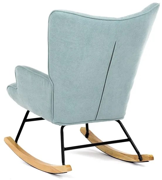 Autronic BONTEC Hojdacie kreslo, modrá, látka, AK-371 BLUE2 Farba: Hnedá