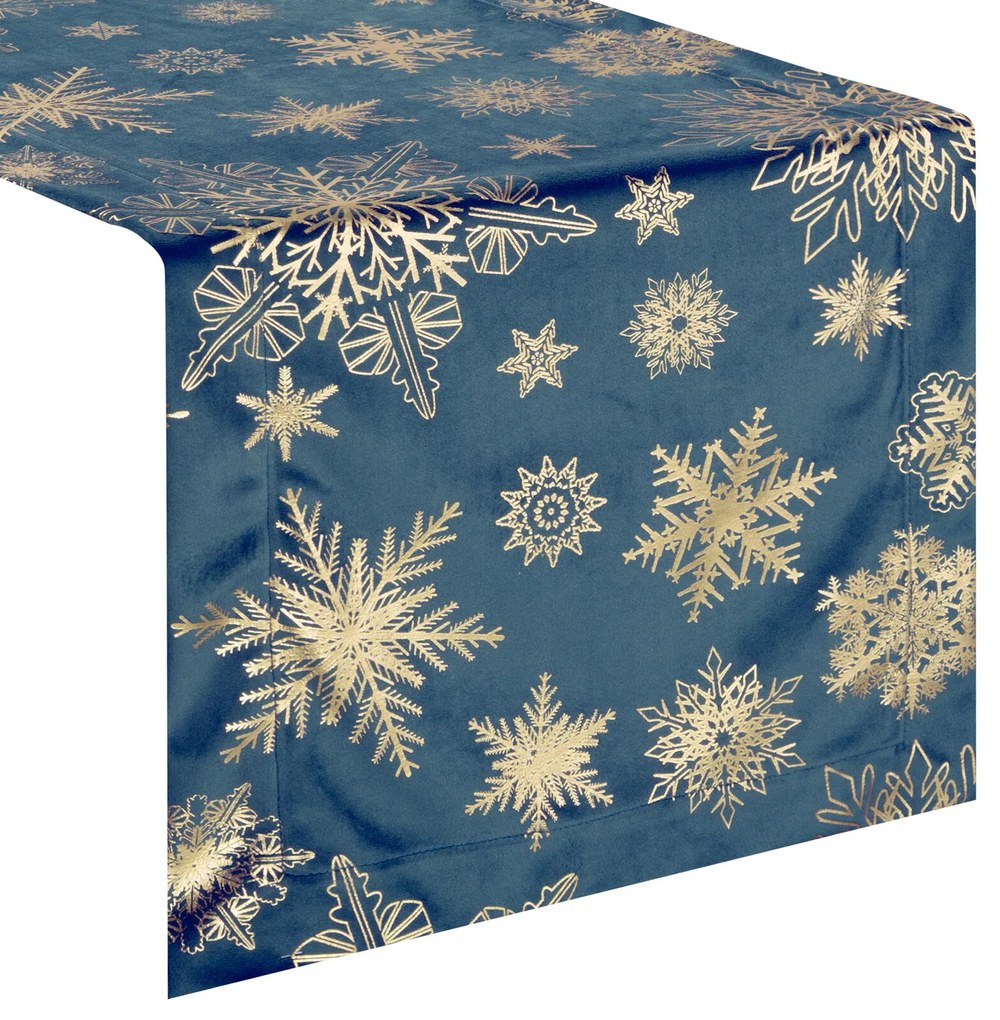 EUROFIRANY VIANOČNÝ BEHÚŇ NA STÔL JOY2 40X140 CM VZOROVANÝ