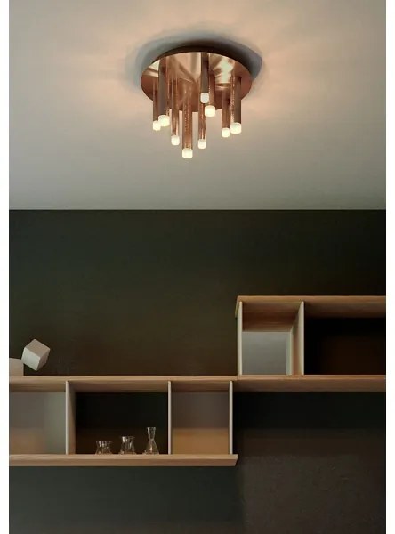 Redo 01-2040 - LED Stropné svietidlo MADISON 9xLED/4W/230V meď