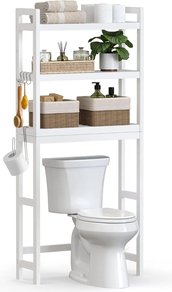 Kúpeľňový regál Patrona bambusový