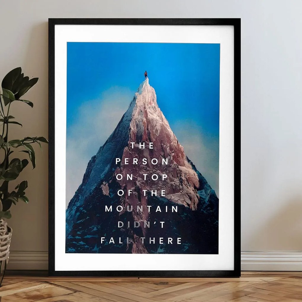 Plagát na stenu s EXTRA efektom - Peak Motivation