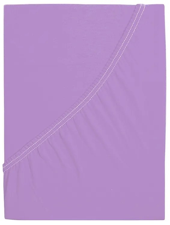 4Home jersey prestieradlo Ideál fialová, 100 x 200 cm