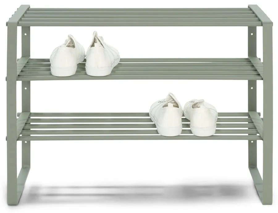 Sivozelená kovová skrinka na topánky 70x48,5x29 cm Rex – Spinder Design