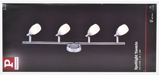 Paulmann 66692 - Bodové svietidlo YASMIN 4xG9/10W/230V