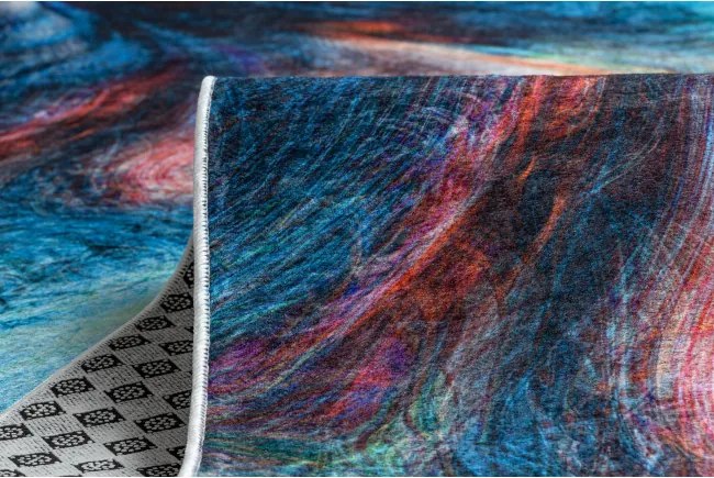 Protišmykový behúň LOTUS COLOR 36500 modrý / červený - Výpredaj