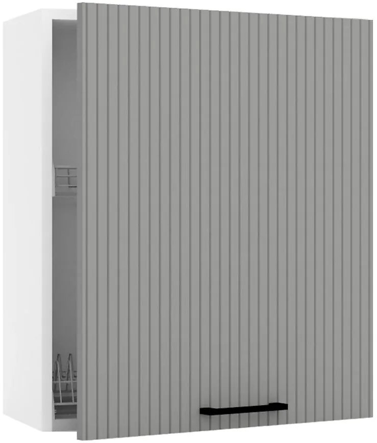 Skrinka do kuchyne Kate w60su alu šedá mat