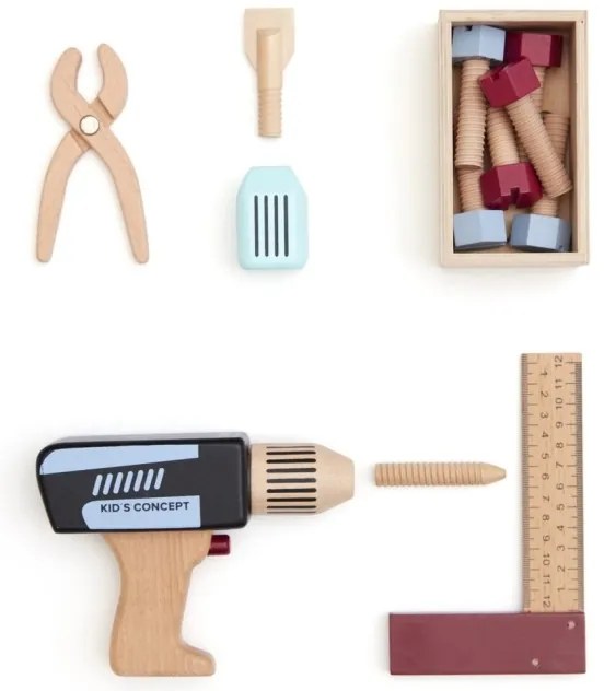 Kids Concept Drevený kufrík s náradím