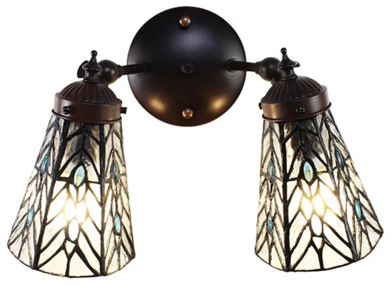 Nástenné svietidlo Tiffany 30*23 GREY