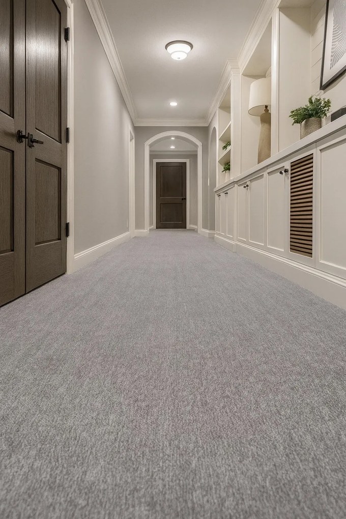 Vopi, Metrážny koberec Astra svetlo šedá - neúčtujeme odrezky z role, na mieru, šíře 1,33m,1m,2m,3m,4m,na mieru, neúčtujeme odrezky, šedá, ab (mriežka), chodba / predsieň