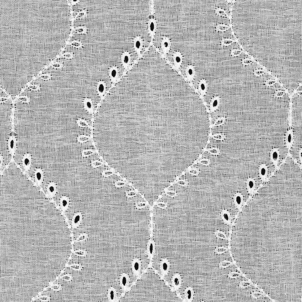 ZÁCLONA NA KRÚŽKOCH RAYA 140X250 CM VZOROVANÁ