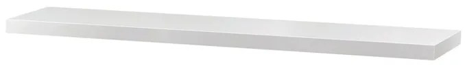 Nástenná polica P-002, lesklá biela