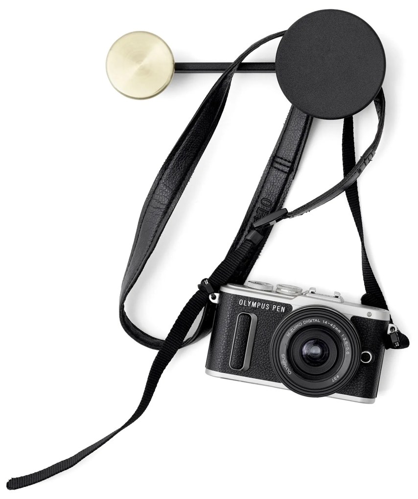 Audo Copenhagen Vešiak Afteroom Black/Brass – small