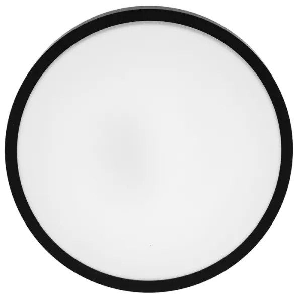 Ecolite W3090-18W/CR - LED Kúpeľňové stropné svietidlo LED/18W/230V IP44 čierna