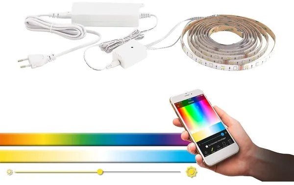 Eglo 99687 - LED RGBW Stmievateľný pásik 8m LED/24W/24/230V 2700-6500K
