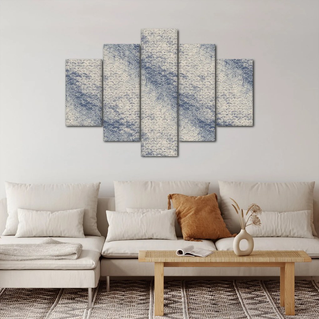 Obraz - Vzor vlniek (150x105 cm)
