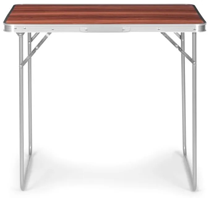 Skladací cateringový stôl 80x60 cm s imitáciou dreva