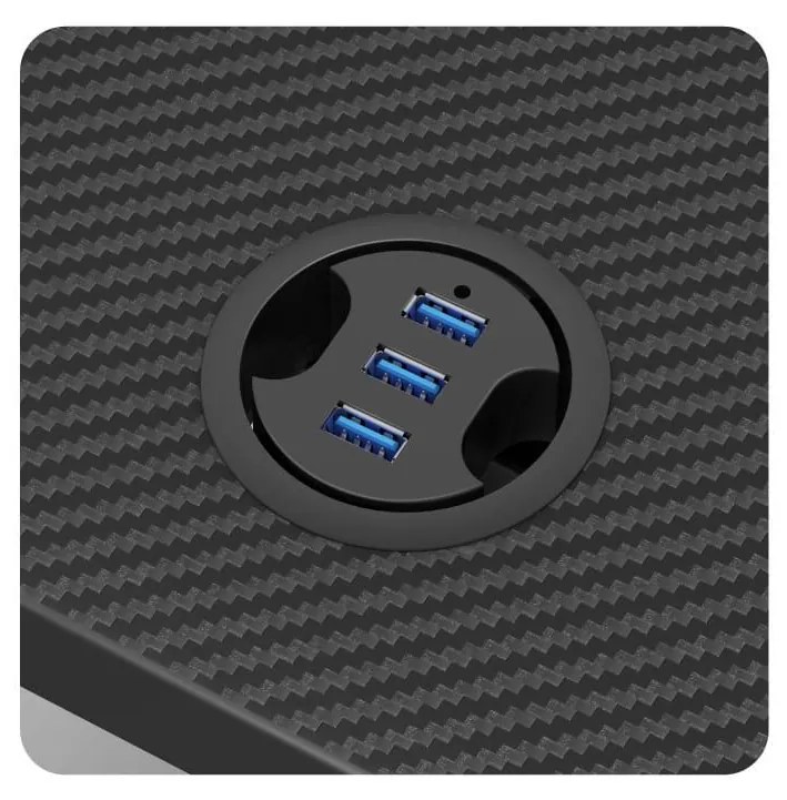 PC stolík Hyperion 2.5 (čierna + viacfarebná) (s LED osvetlením). Akcia -22%. Vlastná spoľahlivá doprava až k Vám domov. 1087502
