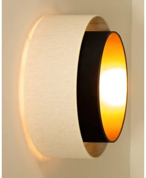 Stropné svietidlo NATIA 1xE27/60W/230V biela/čierna