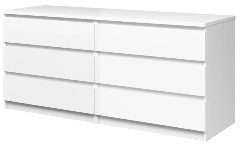 Komoda Simplicitous 232 lesklá biela