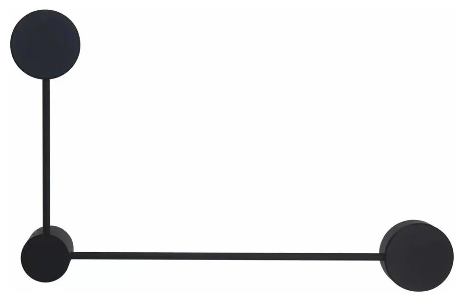 LED Nástenné svietidlo JOY 2xGX53/6W/230V čierna