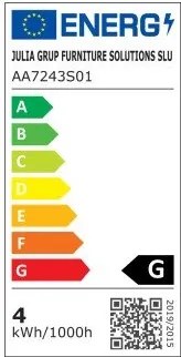 Biela plastová LED stmievateľná stolová lampa (výška 24 cm) Udiya – Kave Home