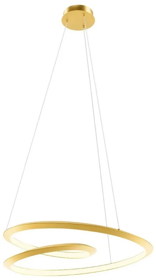 Redo 01-3377 - LED stmievateľný luster na lanku STORM LED/60W/230V zlatý