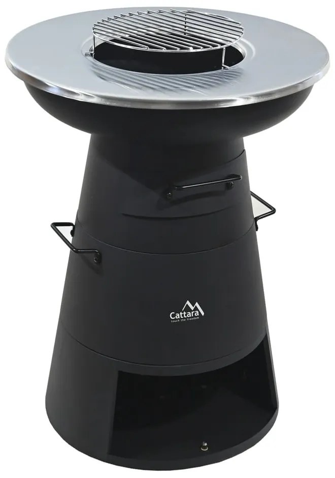 Gril na drevené uhlie ø 58,5 cm Plancha Moon – Cattara