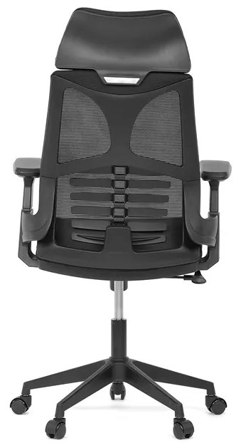 Autronic BONTEC Kancelárska stolička, hojdací mechanizmus, čierna sieťovina, KA-S247 BK Farba: Čierna