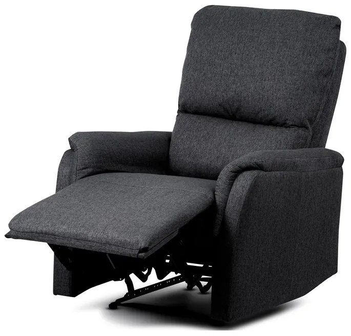 BONTEC Polohovacie kreslo, sivá, látka, TV-5060 GREY2 Farba: Šedá
