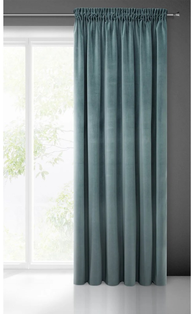 ZATEMŇOVACÍ ZÁVES NA PÁSKE KRISTI 140X270 CM MODRÁ