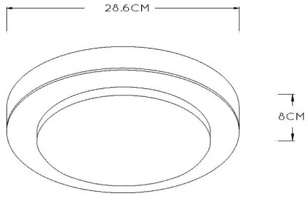Lucide 79179/12/72 - LED Stropné kúpeľňové svietidlo DIMY LED/12W/230V