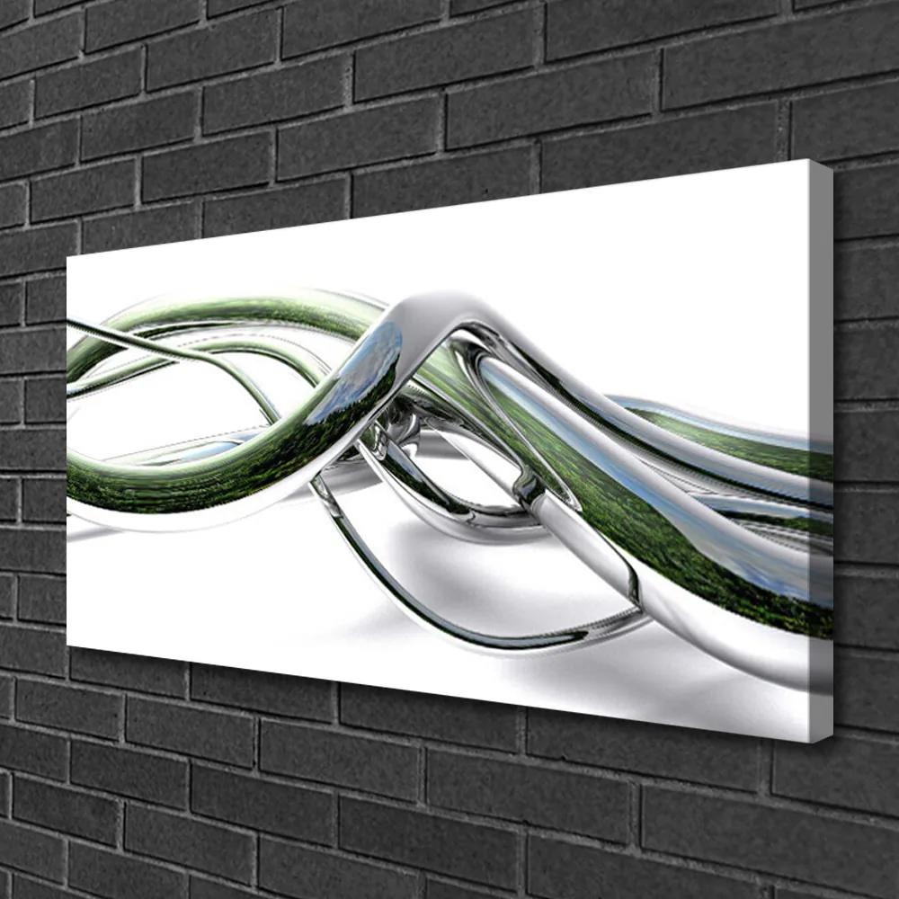 Obraz Canvas Abstrakcia vlny art umenie 125x50 cm