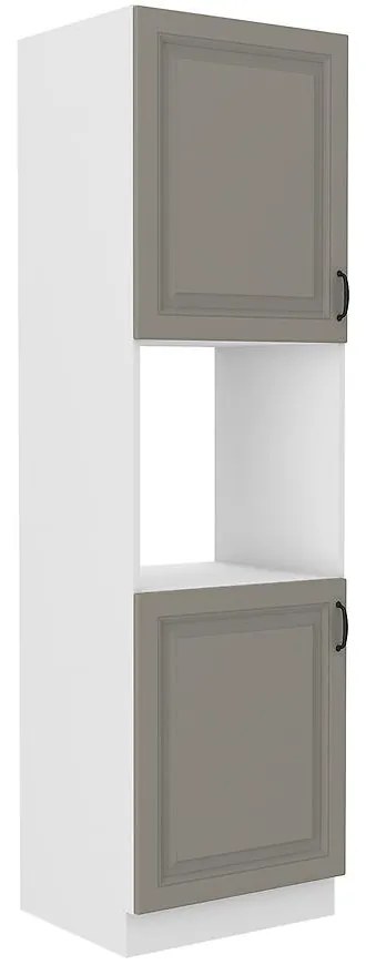 Kuchynská skrinka Stilo claygrey/biely 60dp/210 2f