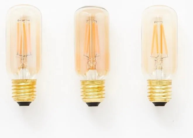 Teplá LED filamentová stmievateľná žiarovka E27, 3 W Lurra – tala