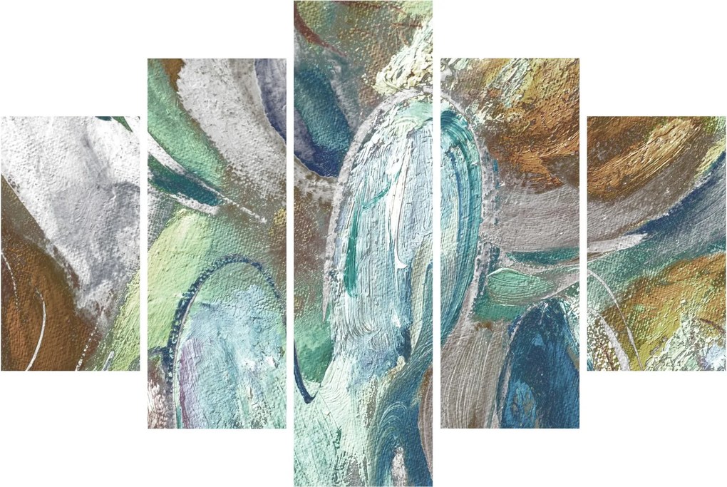 Obraz - Abstraktné maľba postavy (150x105 cm)