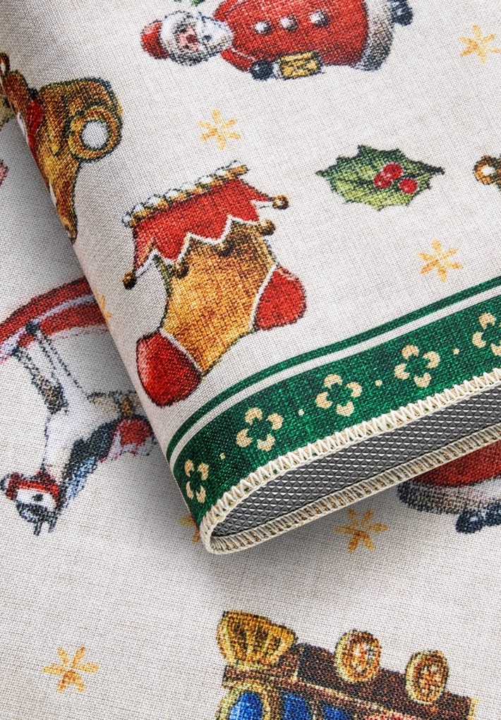 Villeroy & Boch, DOPREDAJ: 80x200 cm Běhoun Villeroy & Boch Toy's delight s potiskem 106193 Green, Multicolor, 80x200, zelená, obývacia izba