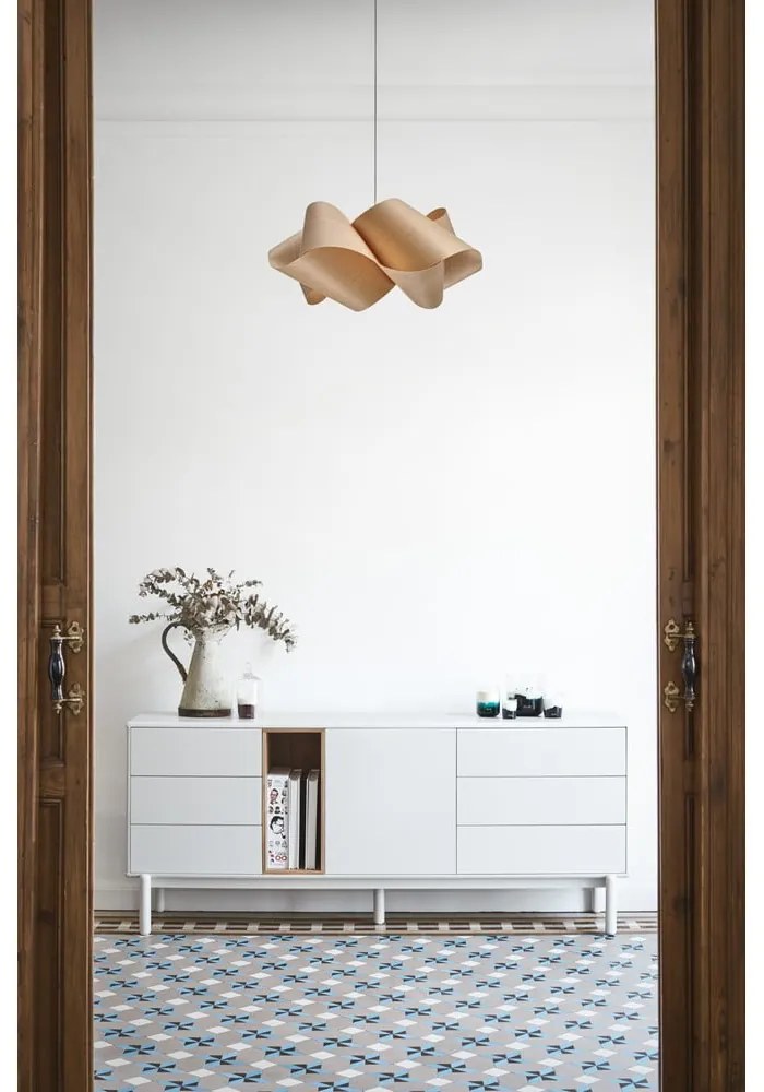 Krémovobiela komoda 180x76x40 cm Corvo – Teulat