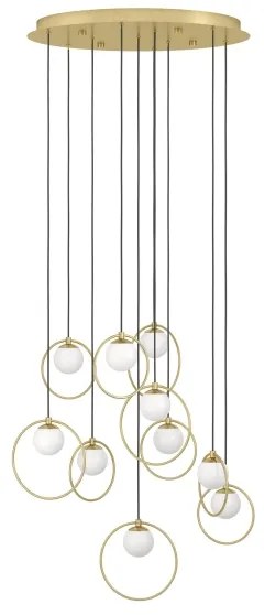 Eglo 390345 - LED Stmievateľný luster na lanku PORTOCOLOM 10xLED/3W/230V pr. 58 cm