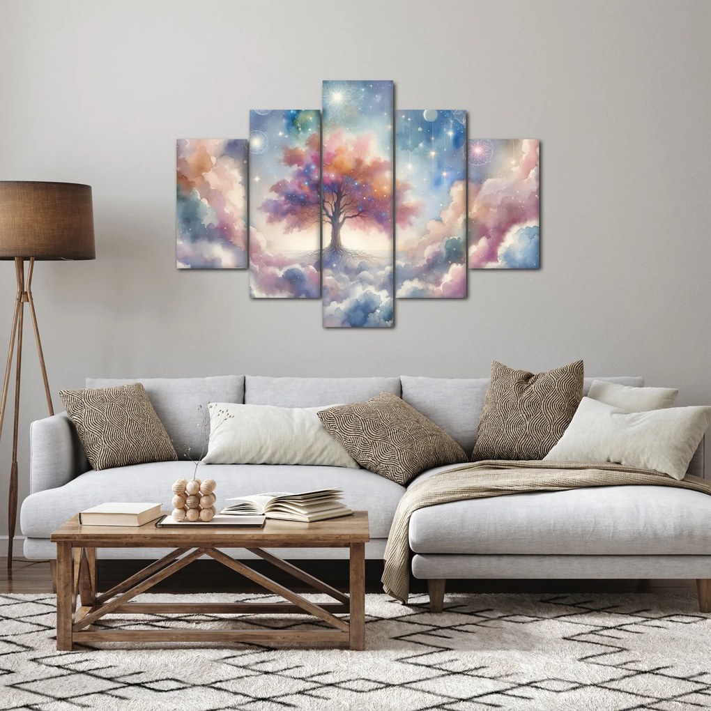 Obraz – Strom života v oblakoch (150x105 cm)