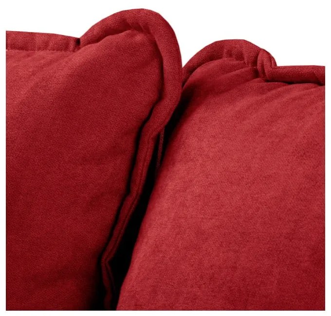 Červená rohová pohovka (pravý roh) Beata - Ropez