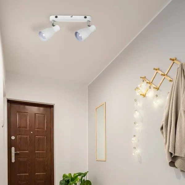 Rabalux 6027 - Bodové svietidlo EBONY 2xE27/20W/230V