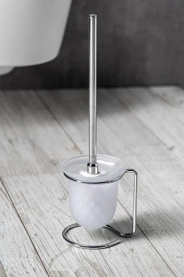 Gedy, CIRCE stojan s držiakom na toaletný papier a WC kefou, guľatý, chróm, 143213