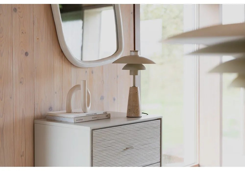 Béžová LED stmievateľná stolová lampa (výška 37 cm) Cole – Zuiver