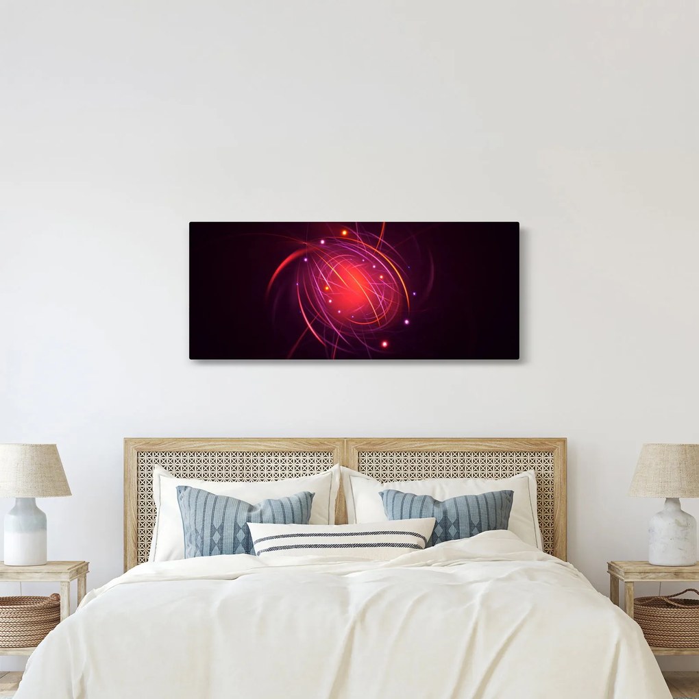 Moderný obraz abstrakcie (120x50 cm)